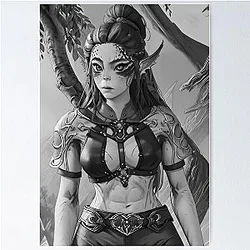 Baldur's Gate 3 Lae'zel Poster