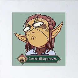 Laezel Disapproves Poster