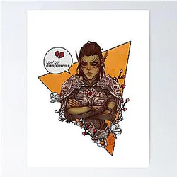 Laezel disapproves Poster