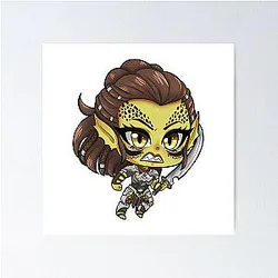 Lae'zel Chibi Poster