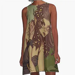 Laezel Crouch A-line dress