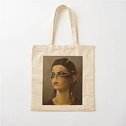 Laezel Portrait Cotton Tote Bag