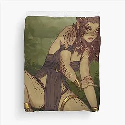 Laezel Crouch Duvet Cover
