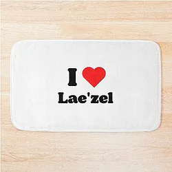 I Love Laezel Bath Mat