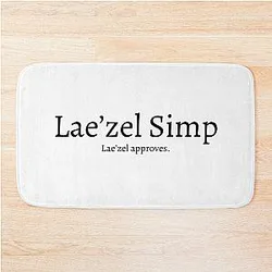 Lae'zel Simp - Laezel Approves Baldur's Gate 3 Companion Bath Mat