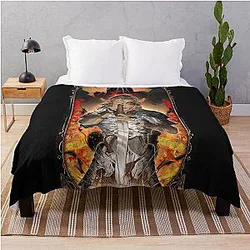 Laezel - Orpheus - Vlaakith - Green Skin Throw Blanket Becomes Nothing to be Cleaned