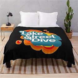 Lake Street Dive Retro Throw Blanket