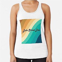 Groovy Lake Street Racerback Tank Top