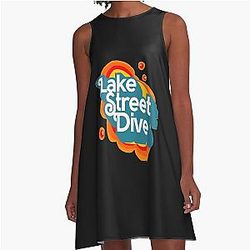 Lake Street Dive Sticker A-Line Dress