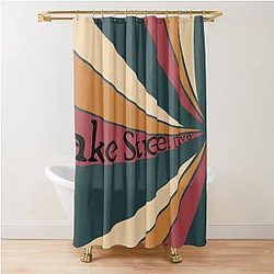 Lake Street Dive Retro Spin Shower Curtain