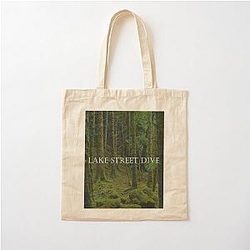 Verdant Lake Street Cotton Tote Bag