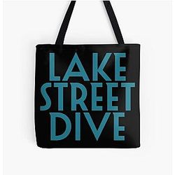 Lake Street Dive Blue All Over Print Tote Bag