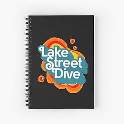 Lake Street Dive Sticker Spiral Notebook