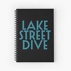 Lake Street Dive Blue Spiral Notebook