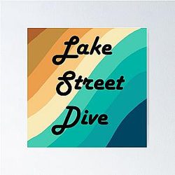 Groovy Lake Street Dive band Poster
