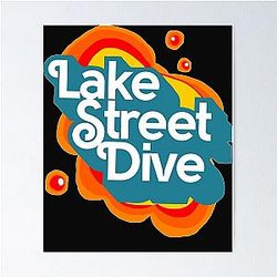 Lake Street Dive Retro Poster