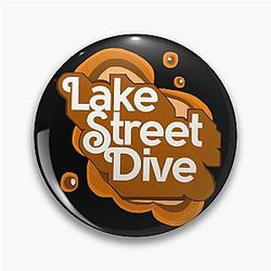 Lake Street Dive Orange Pin