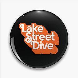 Lake Street Dive Orange Pin