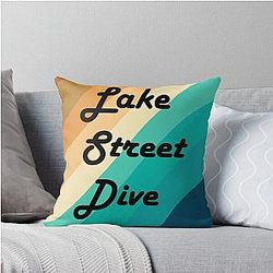 Groovy Lake Street Dive Band Throw Pillow