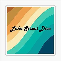 Groovy lake street dive sticker
