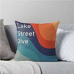 lake street dive groovy throw pillow