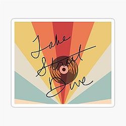 lake street dive retro sticker