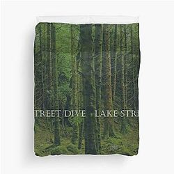 Verdant Lake Street Duvet Cover