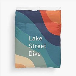 Groovy Lake Street Dive Duvet Cover