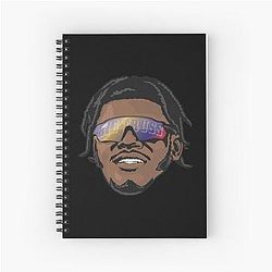Lamar Jackson Baltimore Ravens Limited Edition Perfect Gift Spiral Notebook