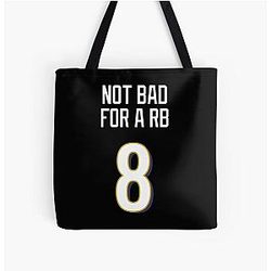 Limited Edition Lamar Jackson 8 Baltimore Ravens Jersey Style Shirt Phone Case Mug Wall Tapestry Mask Perfect Gift All Over Print Tote Bag
