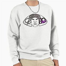 Lamar Jackson Ravens QB Logo Pullover Sweatshirt