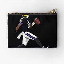 Lamar Jackson Zipper Pouch