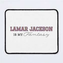Lamar Jackson Baltimore Ravens Fantasy Football NFL Mouse Pad