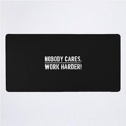 Lamar Jackson Work Harder Desk Mat