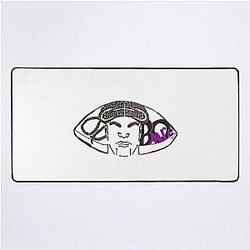 Lamar Jackson Ravens QB 8 Logo Desk Mat