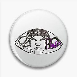 Lamar Jackson Ravens QB 8 Logo Pin