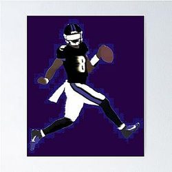Lamar Jackson Ravens iPhone Case Poster