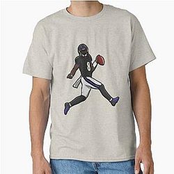 Lamar Jackson Running Touchdown Limited Edition Classic T-Shirt