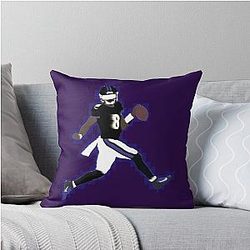 Lamar Jackson Ravens iPhone Case Throw Pillow