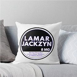 Lamar Jackson Baltimore Ravens Throw Pillow