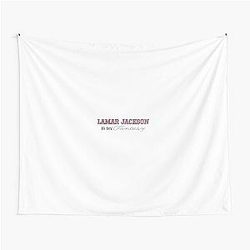 Lamar Jackson Baltimore Ravens Football NFL Tapestry