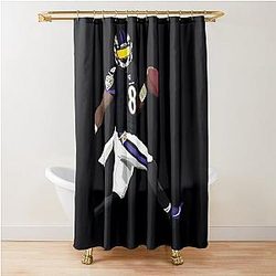 Lamar Jackson Shower Curtain