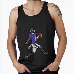 Lamar Jackson Running Touchdown Tank Top
