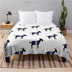 Lamar Jackson GOAT Blanket