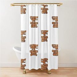 Lando Norris Race Weekend Shower Curtain