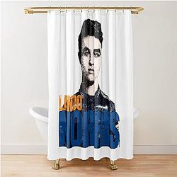 Lando Norris Distressed Poster Shower Curtain
