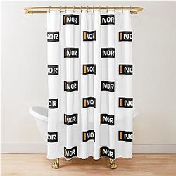 NOR - Lando Norris Shower Curtain