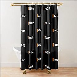 NOR Lando Norris 2024 Shower Curtain