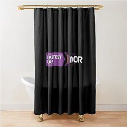 Lando Norris Fastest Lap F1 Shower Curtain