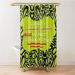 Lando Norris World Champion Shower Curtain